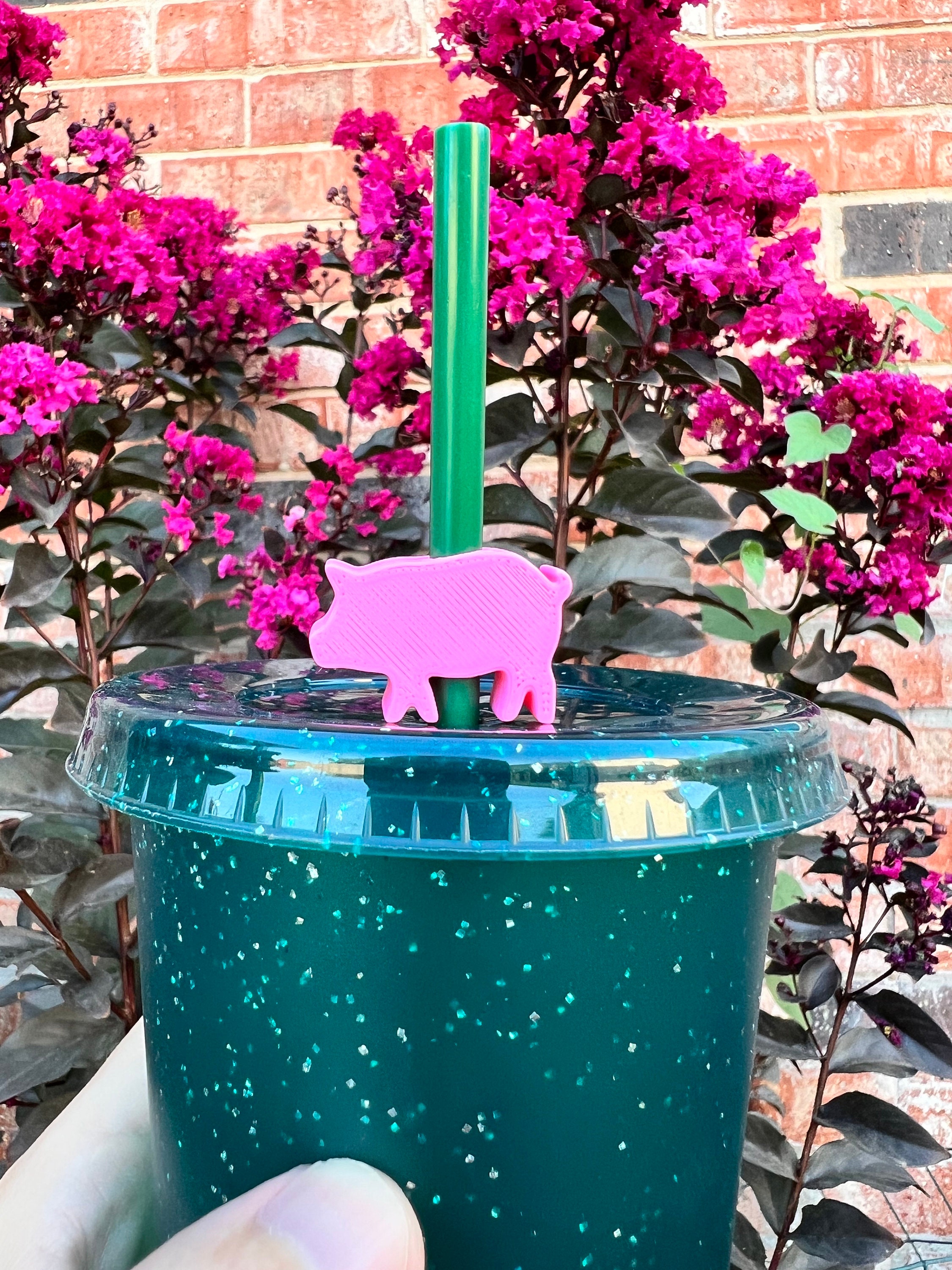 Cute Kitty Straw Topper – Etch and Ember