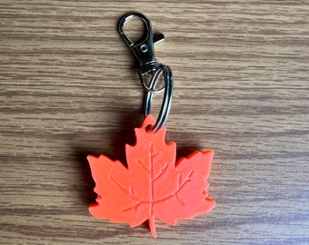 Leaf Keychain | Keyring | Diaper Bag Tag | Backpack Keychain | Bag Charm