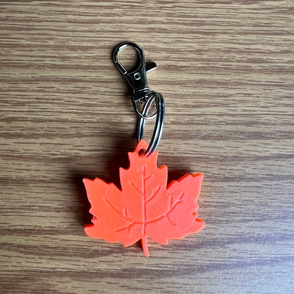 Leaf Keychain | Keyring | Diaper Bag Tag | Backpack Keychain | Bag Charm