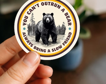 Adesivo "Non puoi seminare un orso": adesivo impermeabile