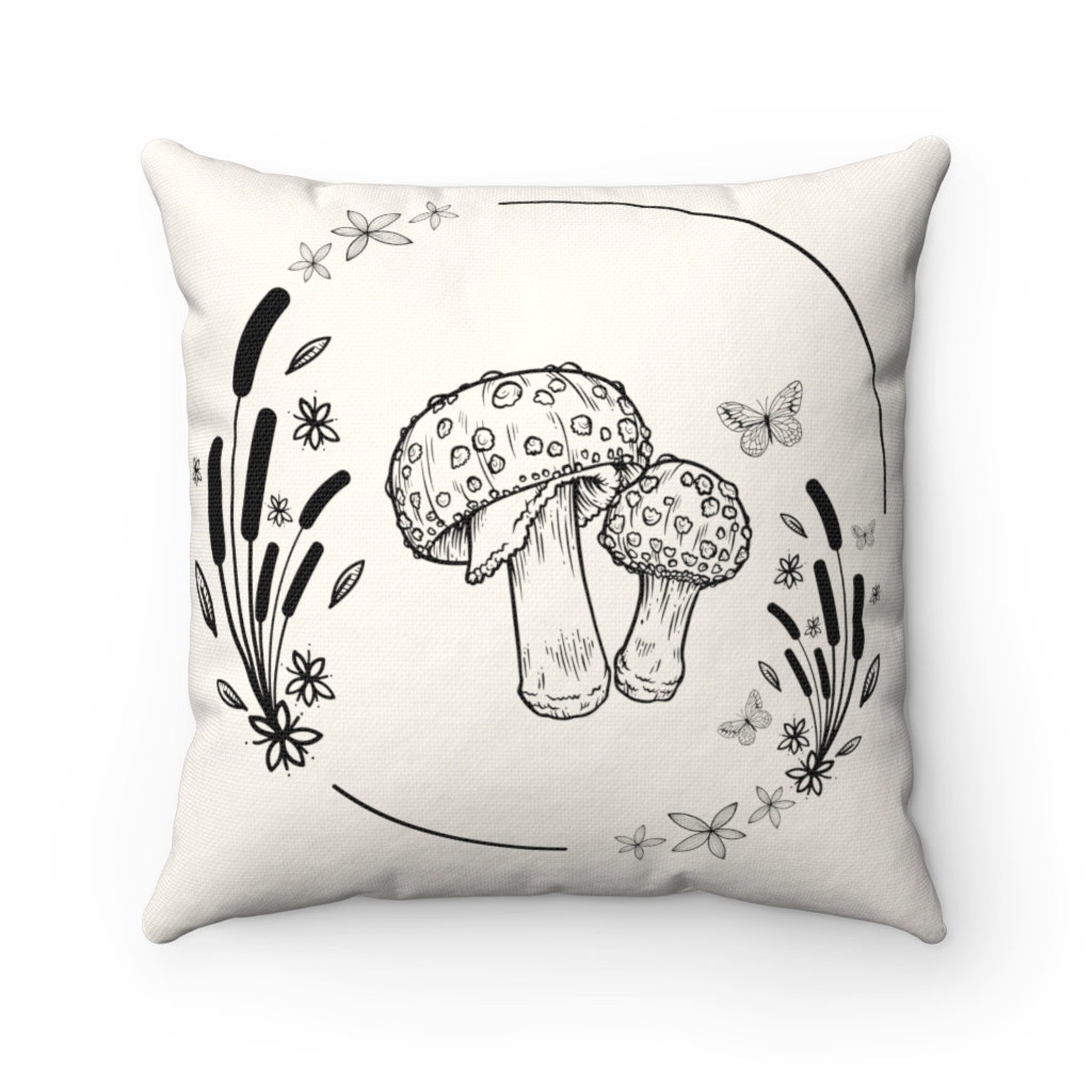 Mushroom Pillow, Cute Mushroom Gifts, College Apartment Decor for Girls