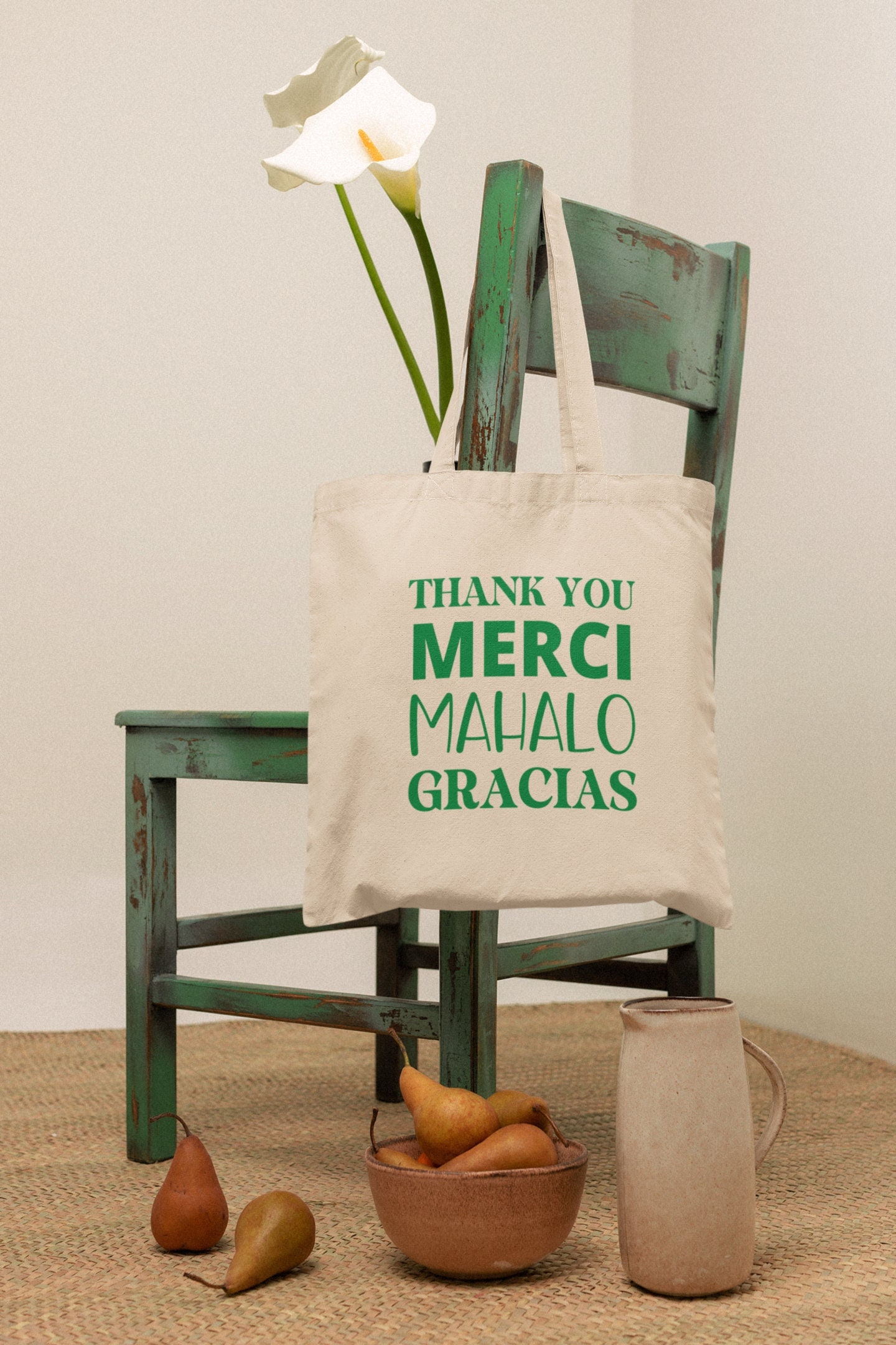Merci Market Tote Bag, Bags and Purses