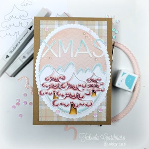 Xmas Three digistamp