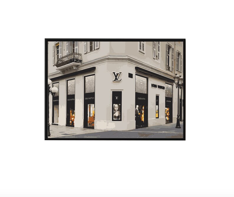 Louis Vuitton Print LV Store LV Wall Art LV Poster Etsy
