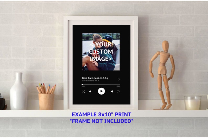 Custom Spotify Song Plaque Print Spotify Soundtrack Gift | Etsy