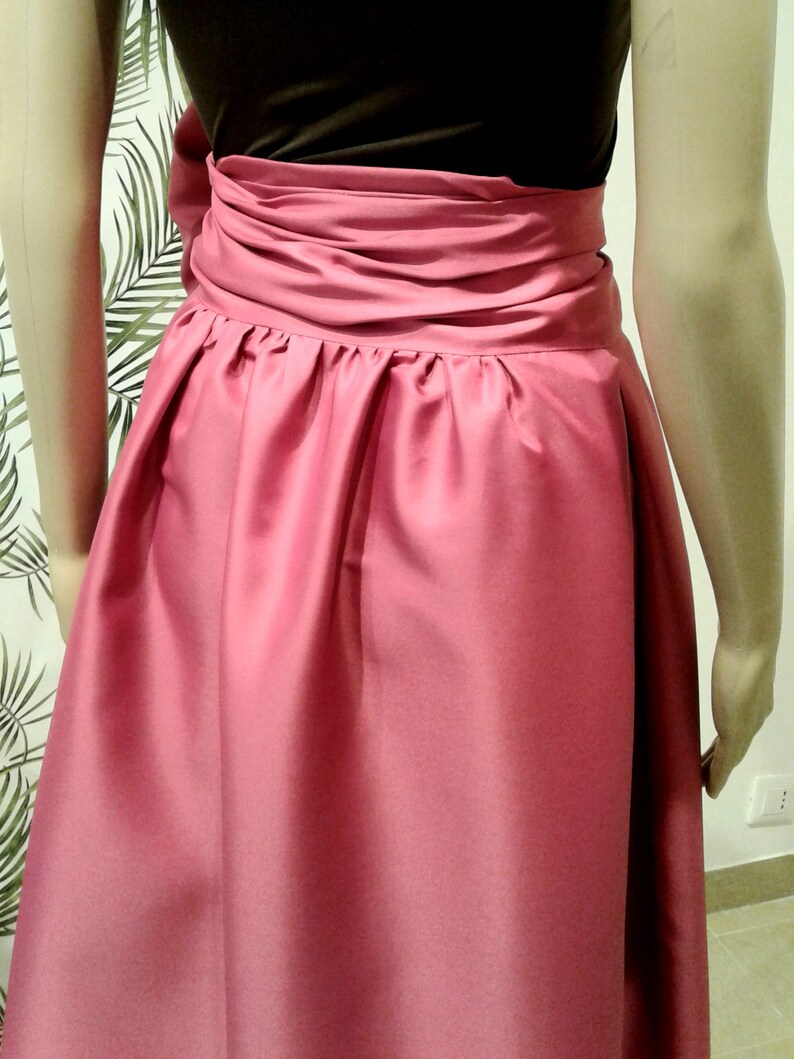 Long Skirt, Bow Skirt, Tie Skirt, Grand Evening Skirt, Cruise Skirt ...