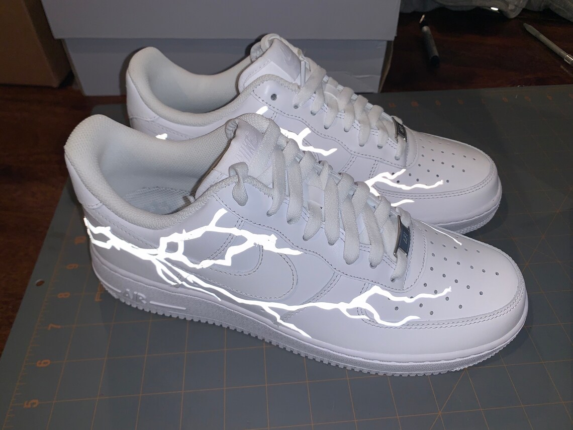 lightning swoosh air force 1