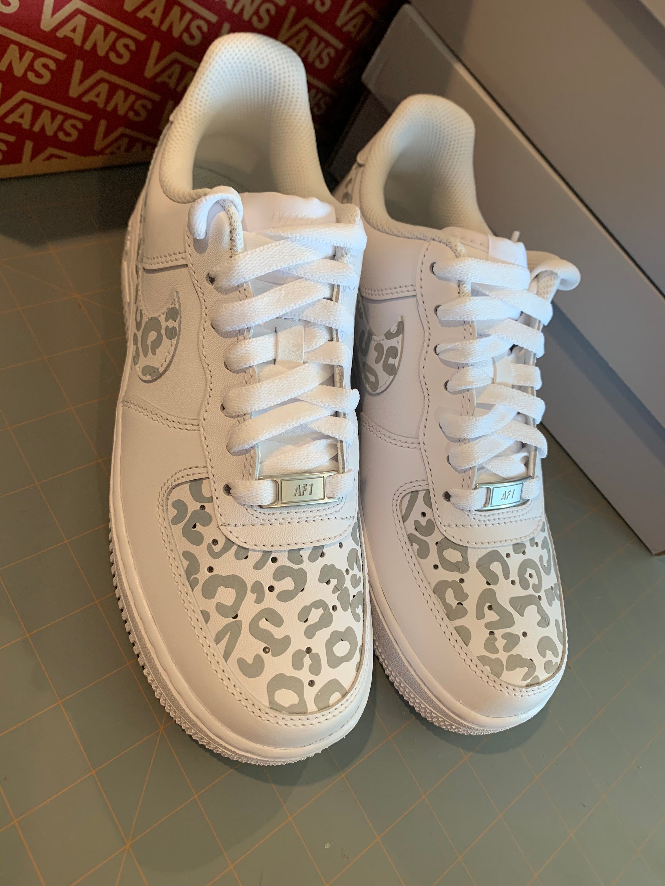 Custom Cheetah Print Air Force 1's | Etsy