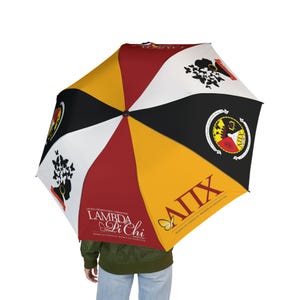 Lambda Pi Chi - Halbautomatischer faltbarer Regenschirm