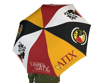 Lambda Pi Chi - Halbautomatischer faltbarer Regenschirm