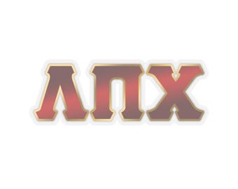 Lambda Pi Chi - Kiss-Cut Sticker