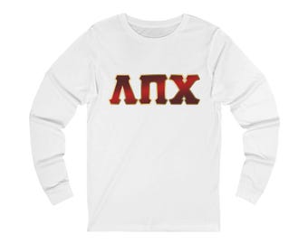 Lambda Pi Chi - Unisex Jersey Langarmshirt