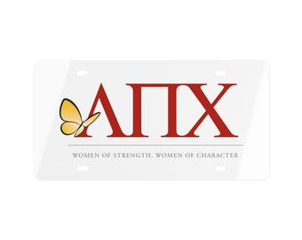 Lambda Pi Chi - Nummernschild