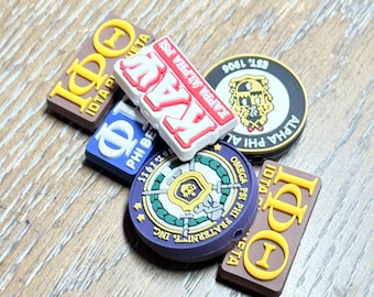 Divine 9 siliconen focuskraal (Alpha Phi Alpha, Omega Psi Phi, Kappa Alpha Psi, Phi Beta Sigma, Iota Phi Theta) voor kralenpennen, sleutelhangers