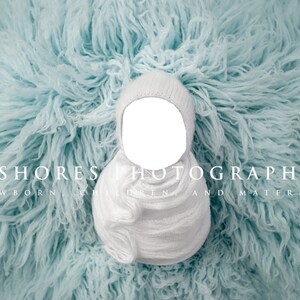 Newborn Digital Backdrop, Digital Newborn Backdrop,  Newborn composite, Newborn Backdrop, face hole, Transparent face, face insert, blue