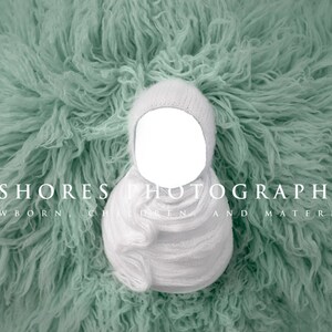 Newborn Digital Backdrop, Digital Newborn Backdrop,  Newborn composite, Newborn Backdrop, face hole, Transparent face, face insert, green