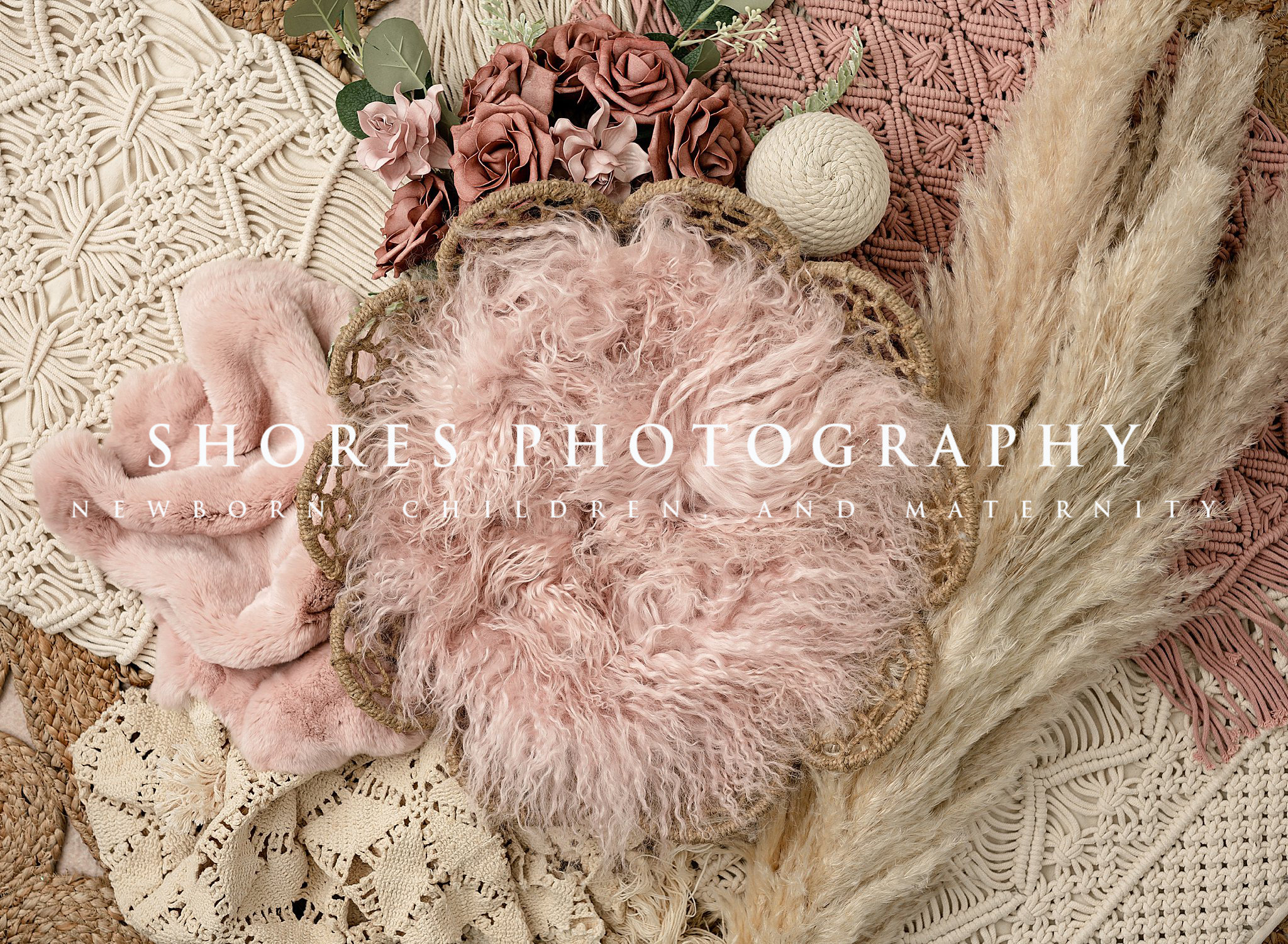 Newborn boho, Newborn Digital Backdrop, Digital Newborn Backdrop, Boh…