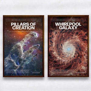 Stunning Posters from NASA&#39;s James Webb Space Telescope – 17 Eye-Catching Galaxy & Nebula Posters in Multiple Sizes – Digital Prints