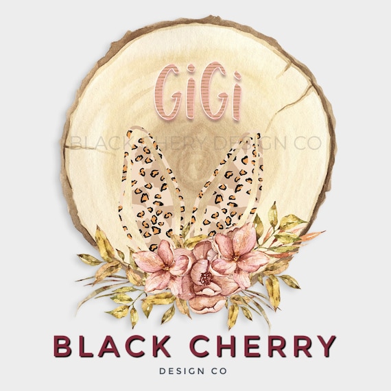 Gigi Easter Bunny T-shirt Design Wood 