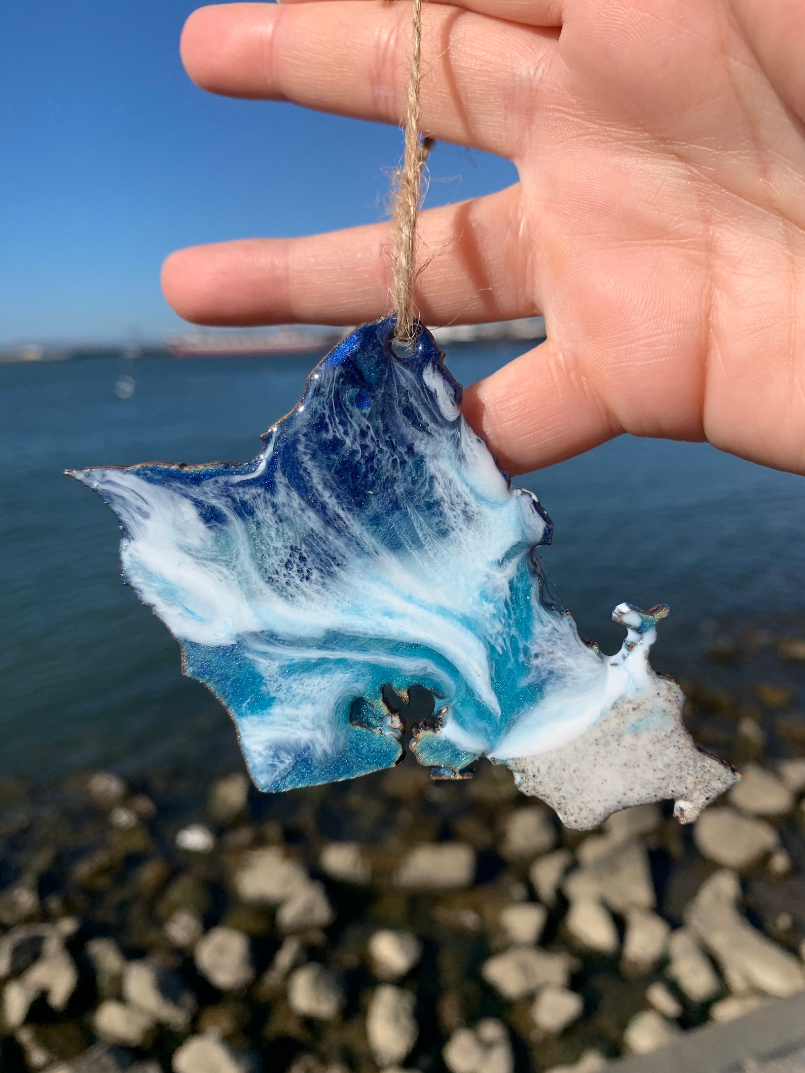 Oahu Hawaii Ornament or Oahu Gift Lovers is Resin One Etsy