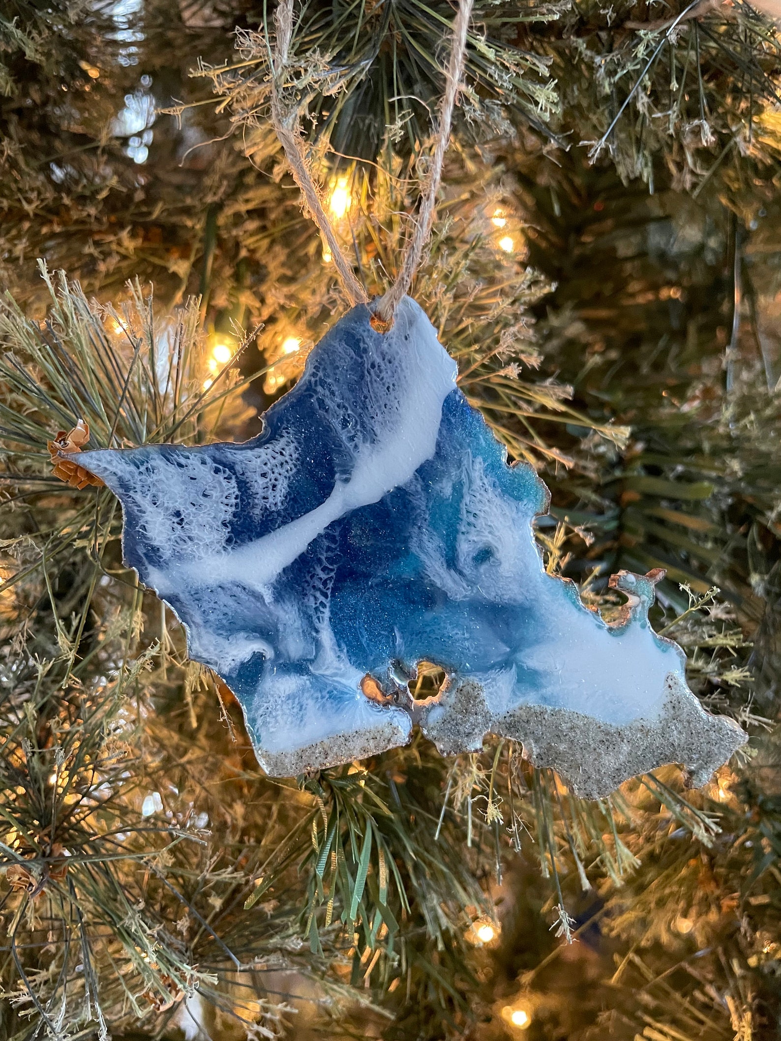 Oahu Hawaii Ornament or Oahu Gift Lovers is Resin One Etsy