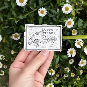 support trans youth sticker