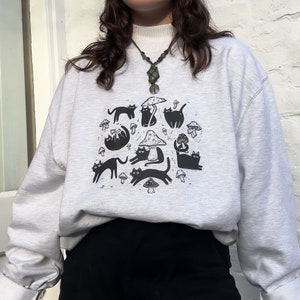 Meowshroom sweatshirt