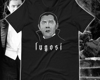 Bela Lugosi T-Shirt | Dracula Classic Horror Icon Tee | Vintage Monster Movie Art | Gothic Vampire Film Gift | Horror Legend