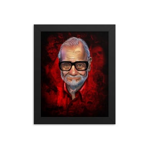 George Romero Framed Poster