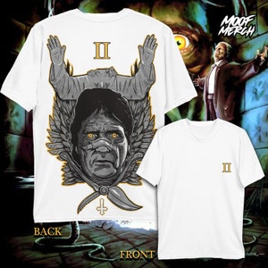 Exorcist 3 Gemini Killer (White Full Back Print Shirt)