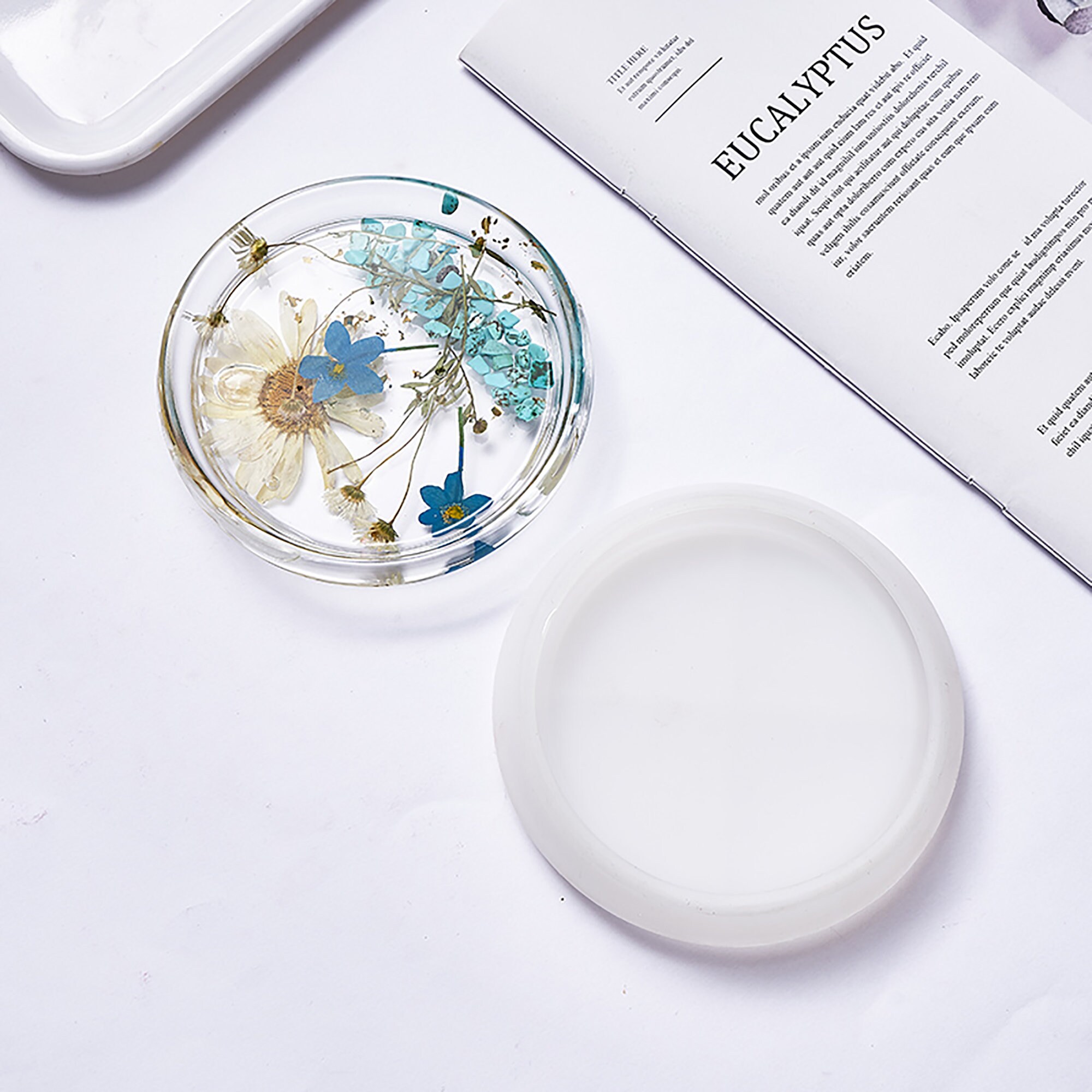 Large Round Plate Resin Mold Dish Resin Mold Round Plate Etsy