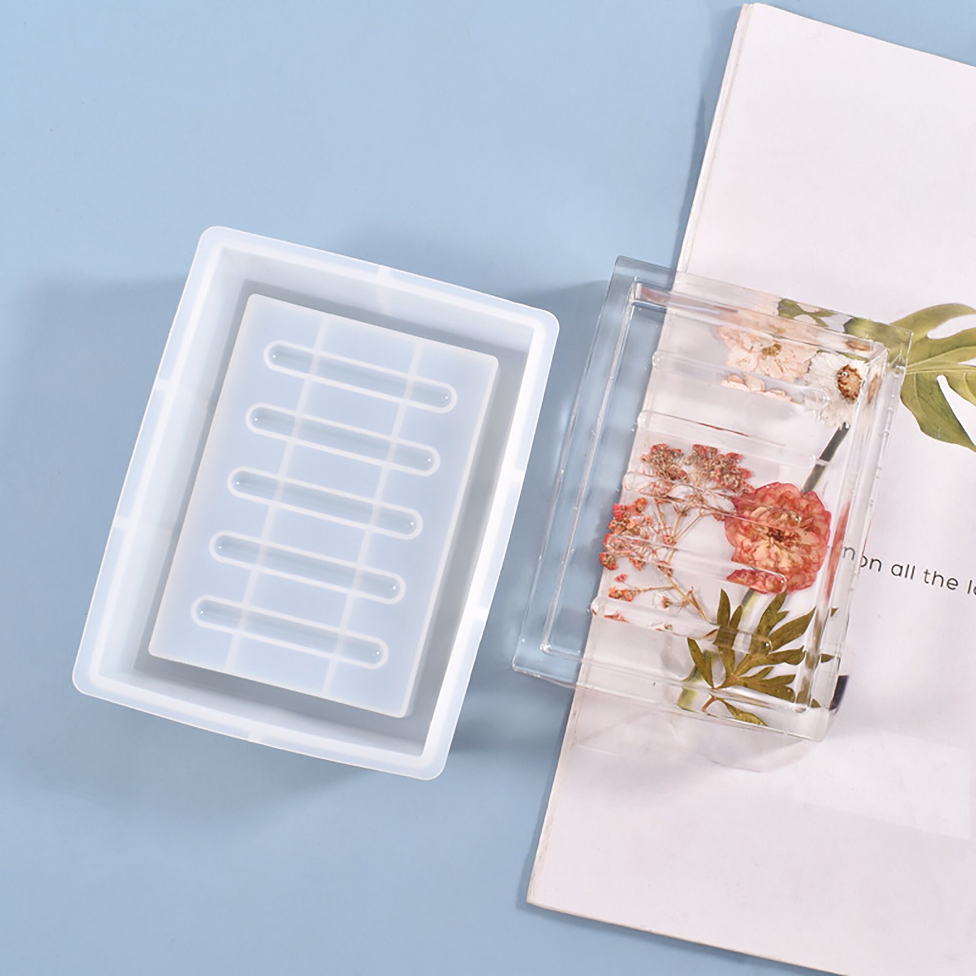 Soap Box Resin Mold Silicone Soap Holder Mold Rectangular Etsy