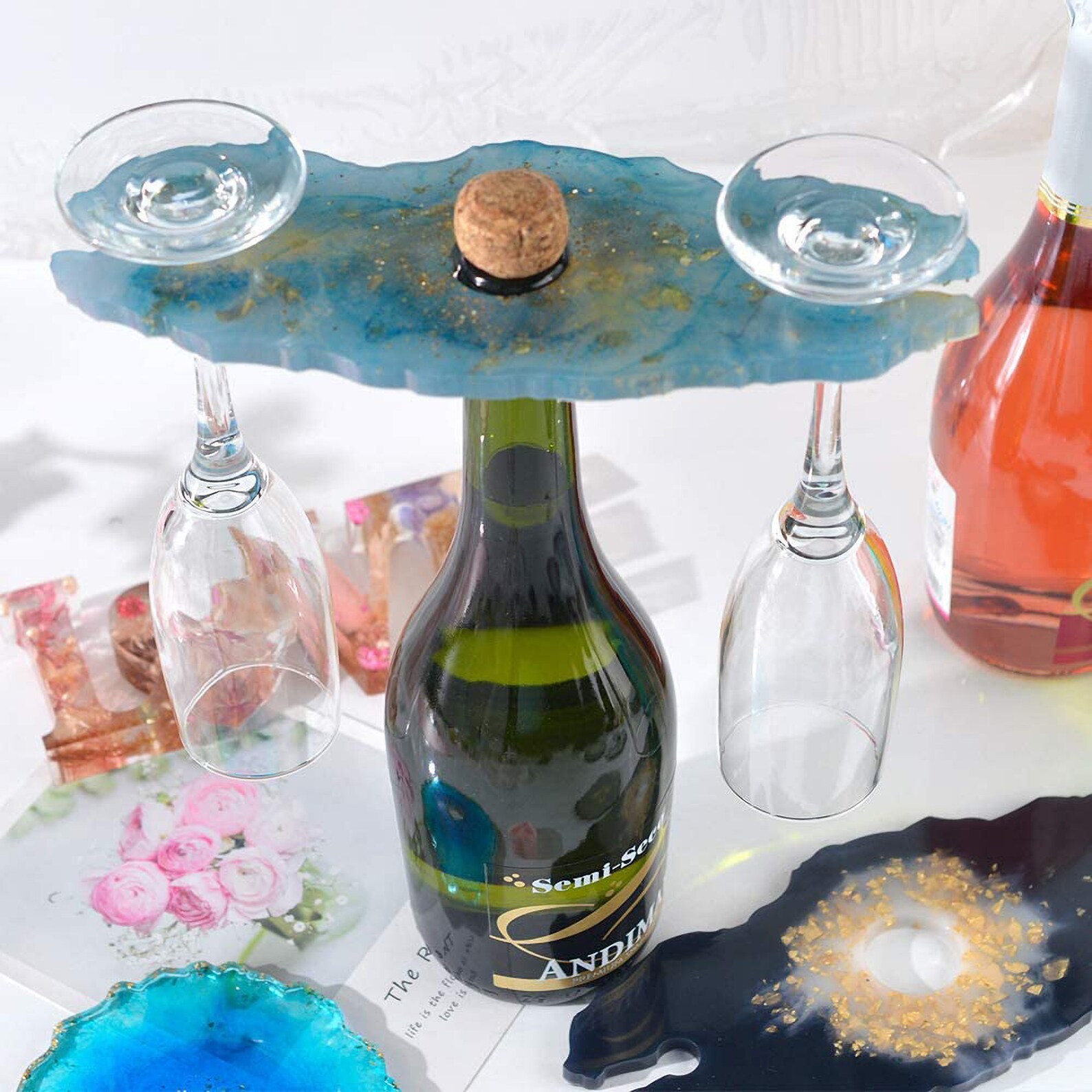 Wine Holder Resin Mold Wine Glass Holder Silicone Mold DIY Etsy