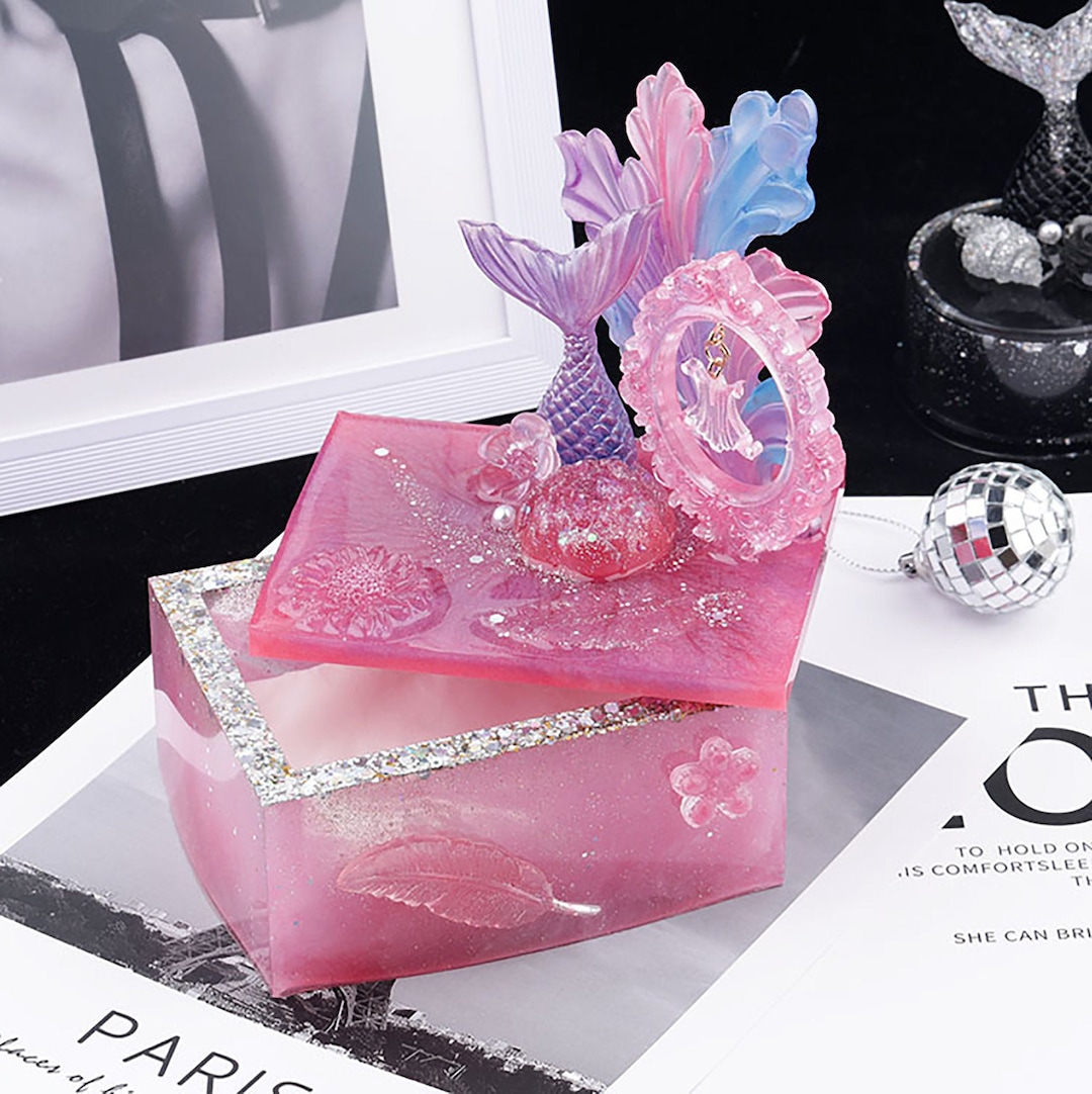 Tissue Box Resin Mold, Rectangle Storage Box Resin Mold, Storage Box