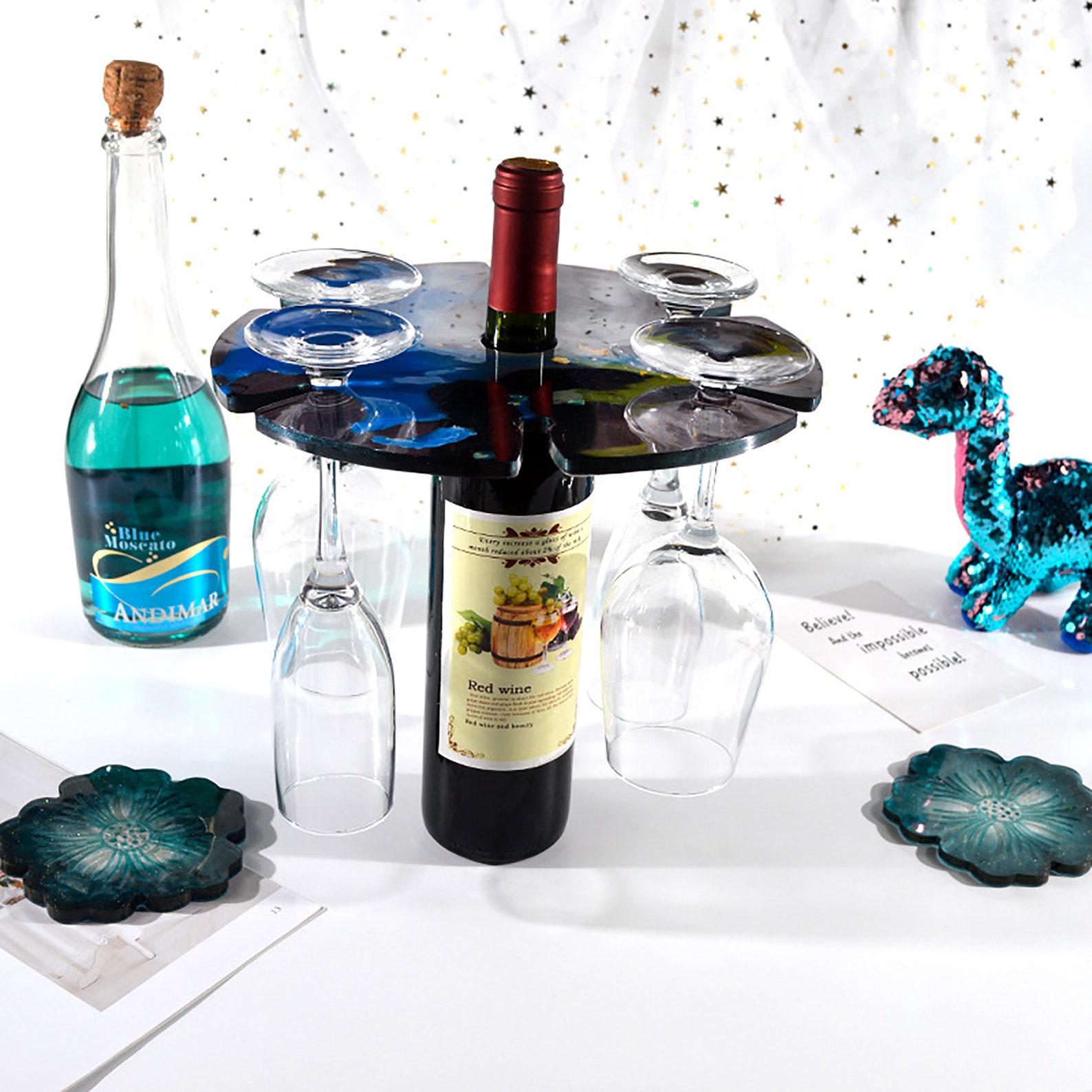 Large Wine Glass Holder Mold Red Wine Glass Holder Mold Wine Etsy