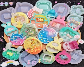 Tamagotchi Mold,Virtual Pet Game Tamagotchi Resin Molds Silicone, Epoxy Resin Molds,Silicone Molds For Resin, UV Resin Molds