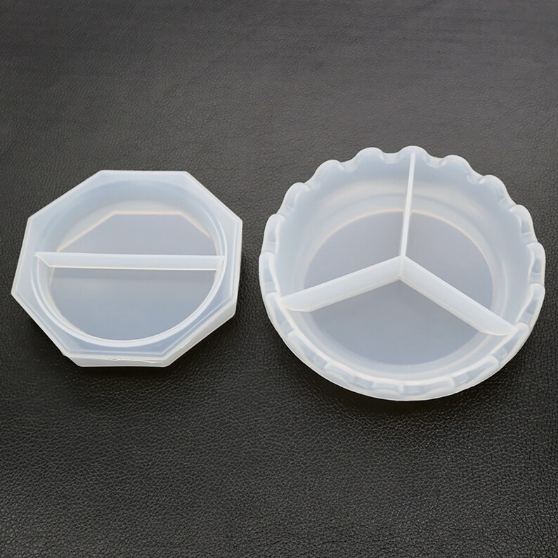 Irregular Plate Diamond Round Dish Resin Mold Silicone Mould Etsy