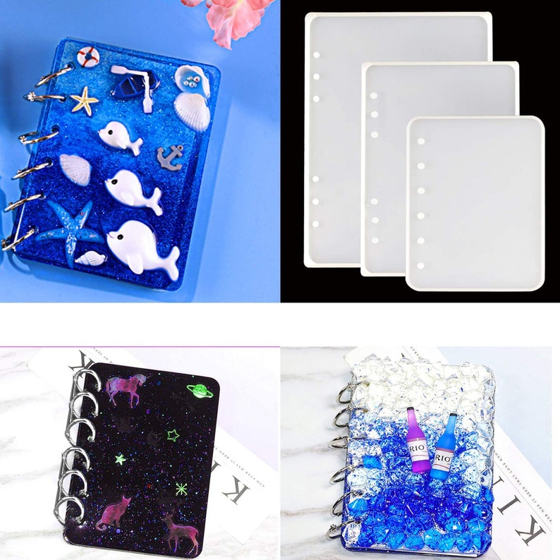 Note Book Cover Silicone Mold SetDIY Stylish Resin Notebook Etsy
