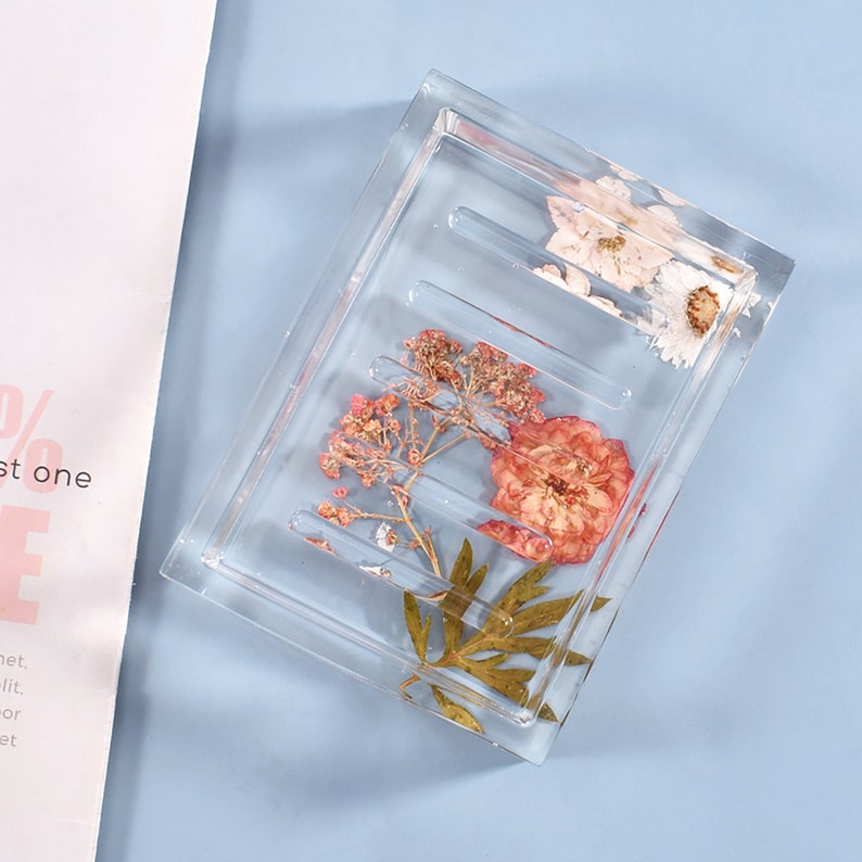 Soap Box Resin Mold Silicone Soap Holder Mold Rectangular Etsy