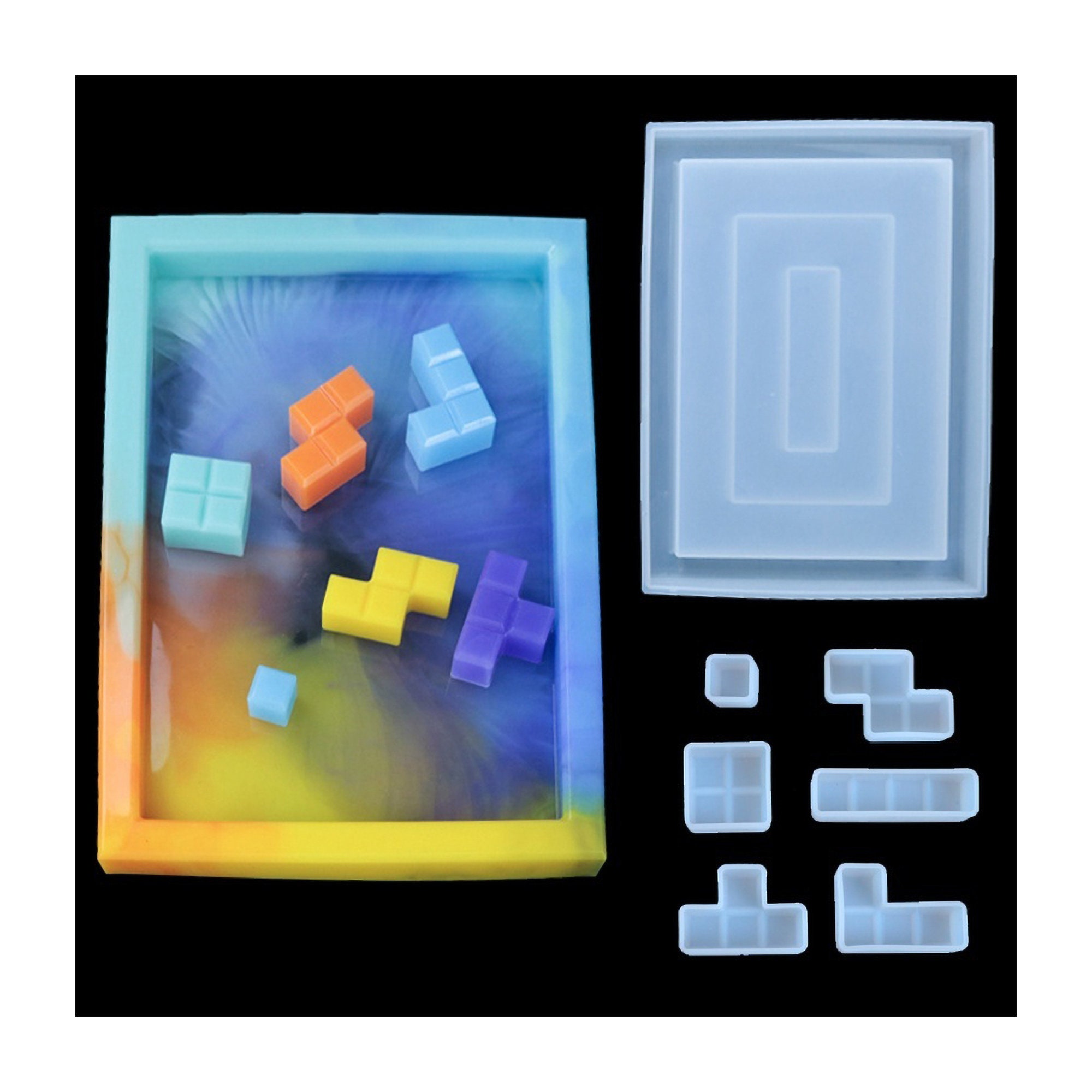 tetris resin mold