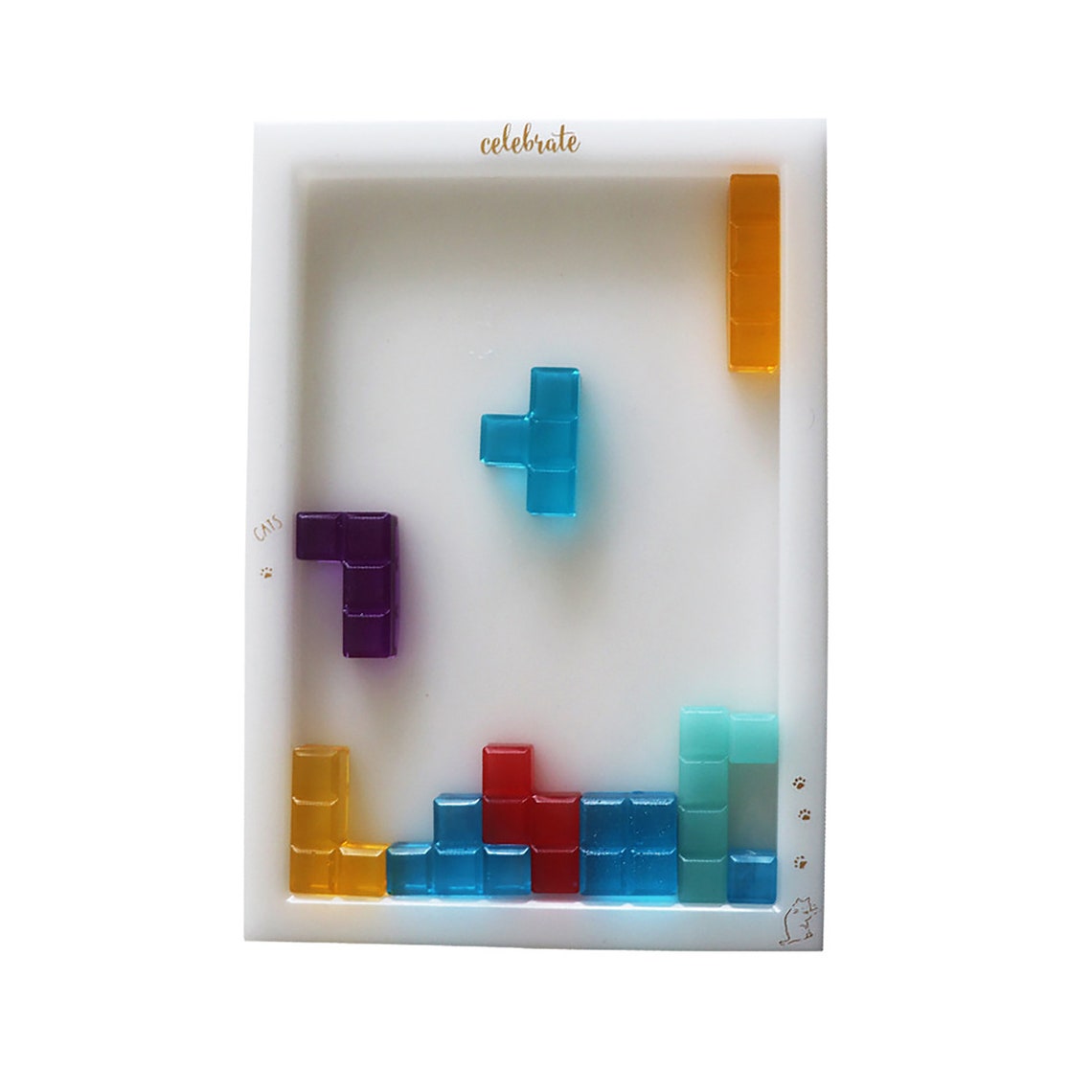 tetris resin mold