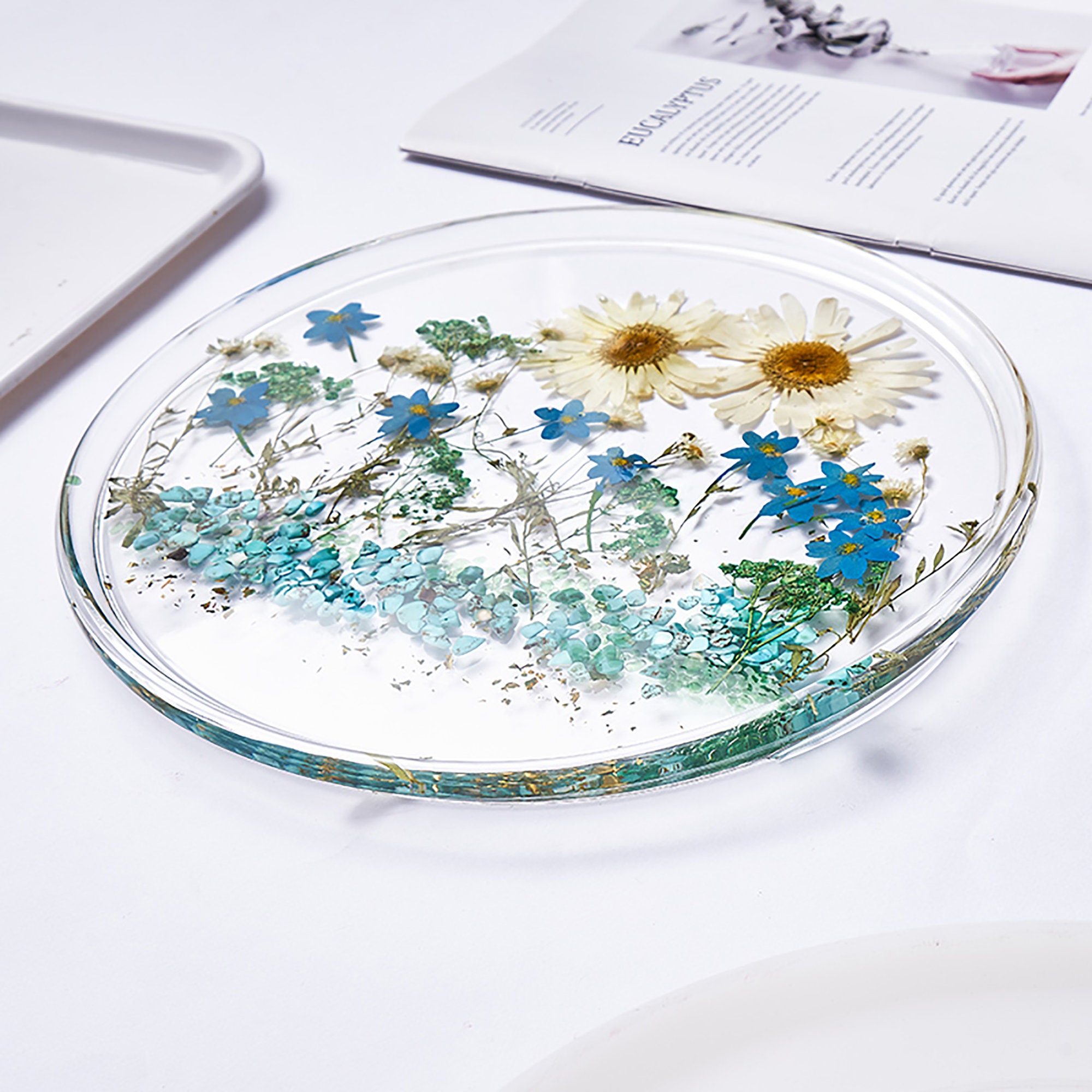 Large Round Plate Resin Mold Dish Resin Mold Round Plate Etsy