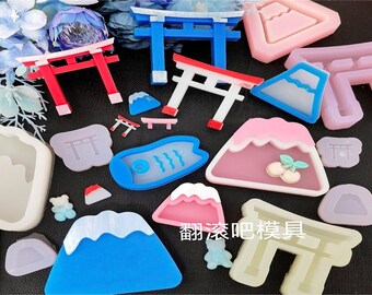 Mount Fuji Mold,Fujisan Mold, Japanese Resin Mold, Resin Molds Silicone, Epoxy Resin Molds,Silicone Molds For Resin, UV Resin Molds