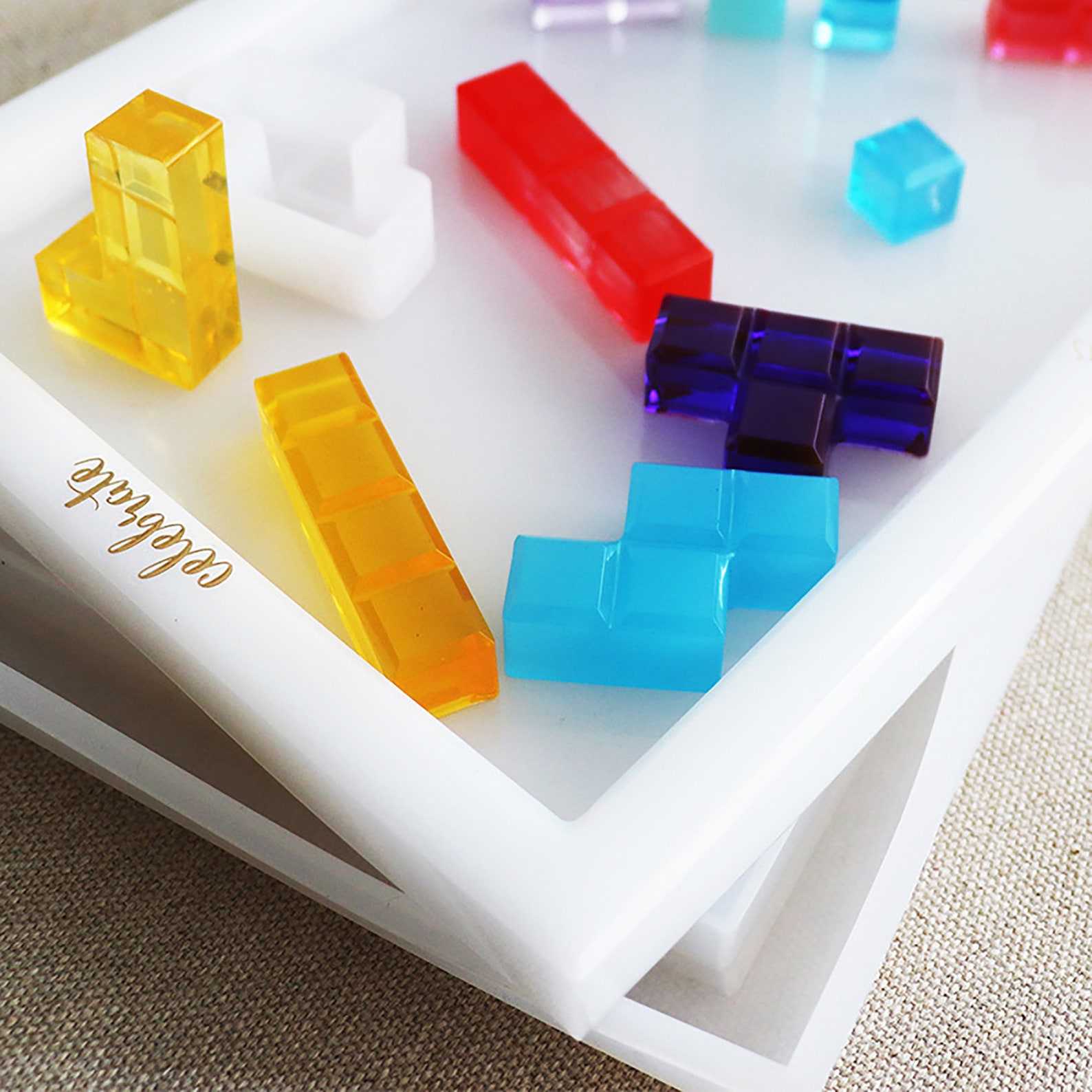 tetris resin mold