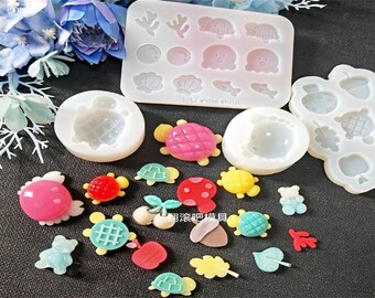 Turtle Mold,Crab Resin Mold, Resin Molds Silicone, Epoxy Resin Molds,Silicone Molds For Resin, UV Resin Molds