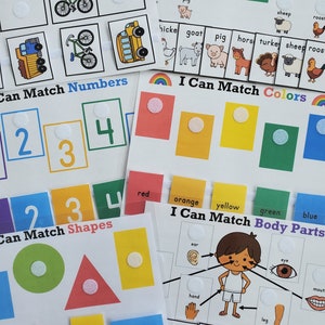 Toddler Preschool Early Learning Binder