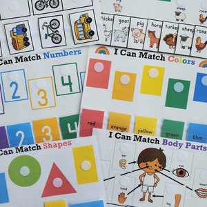 Toddler Preschool Early Learning Binder
