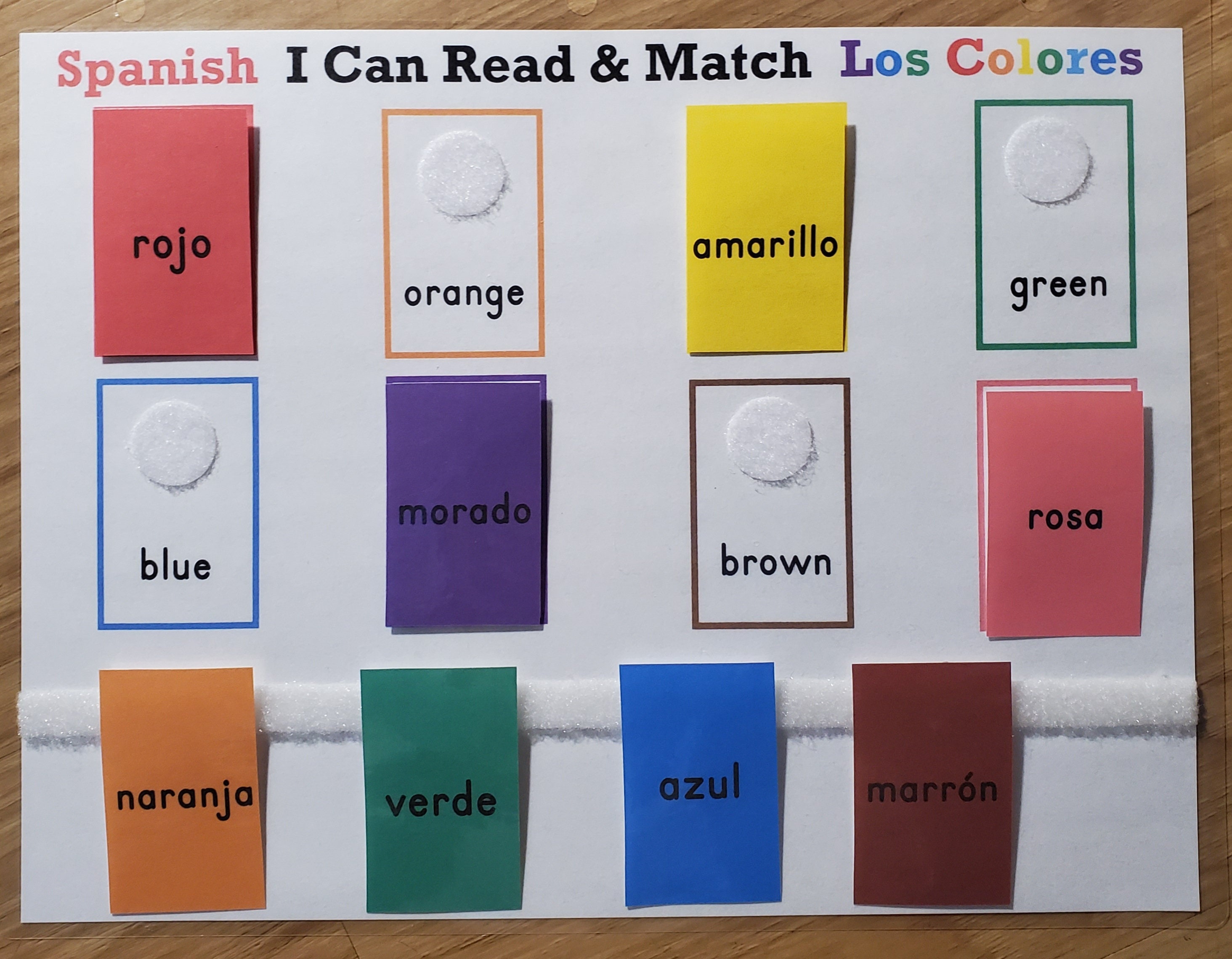 Spanish/English Learning Binder Etsy