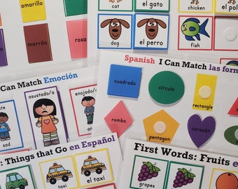 Spanish/English Learning Binder ***Digital Download***