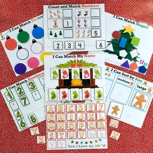 Christmas Themed Learning Bundle Preschool Pre-Kindergarten